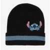 Outlet 🥰 Disney Lilo & Stitch Peeking Beanie 👍
