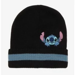 Outlet 🥰 Disney Lilo & Stitch Peeking Beanie 👍