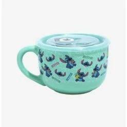 Cheap 🔥 Disney Lilo & Stitch Soup Mug With Lid ✨