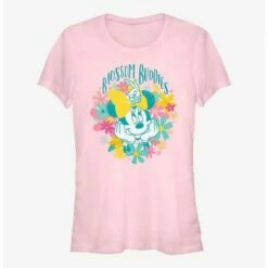 New 😀 Disney Minnie Mouse Blossom Minnie Girls T-Shirt 🎁