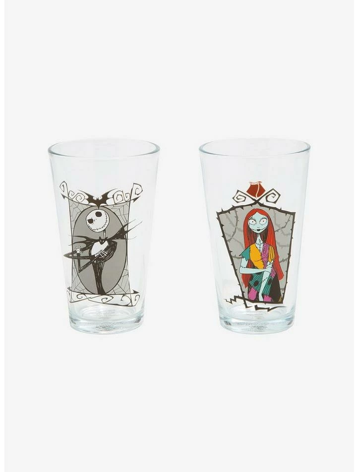 Brand new β€οΈ The Nightmare Before β Christmas Jack & Sally Pint Glass Set 𧨠1 Brand new β€οΈ The Nightmare Before β Christmas Jack & Sally Pint Glass Set π§¨