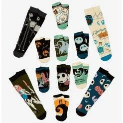 Budget 🌟 The Nightmare Before Christmas 12 Days Of Socks Gift Set 🧨 -Dressup Outfits Shop 18487898 av2