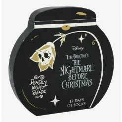 Budget 🌟 The Nightmare Before Christmas 12 Days Of Socks Gift Set 🧨