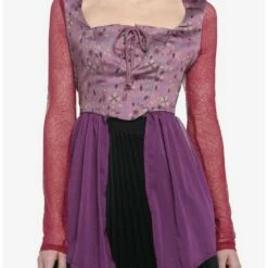 Best reviews of 🥰 Her Universe Disney Hocus Pocus Sarah Peplum Girls Long-Sleeve Top 👍
