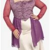 Best reviews of 💯 Her Universe Disney Hocus Pocus Sarah Peplum Girls Long-Sleeve Top Plus Size 🔥
