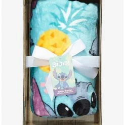 Deals ❤️ Disney Lilo & Stitch Tropical Pineapple Throw Blanket 👍