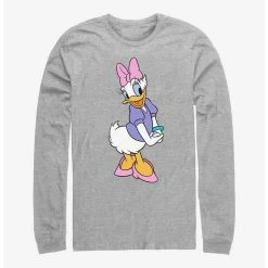 New ⌛ Disney Daisy Duck Traditional Daisy Long-Sleeve T-Shirt 💯