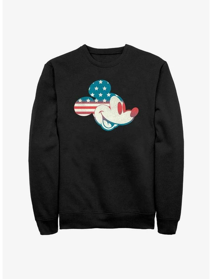 New ✔️ Disney Mickey Mouse Americana Flag Fill Sweatshirt ❤️ 1 New ✔️ Disney Mickey Mouse Americana Flag Fill Sweatshirt ❤️