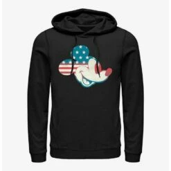 Cheap 😀 Disney Mickey Mouse Americana Flag Fill Hoodie ✔️