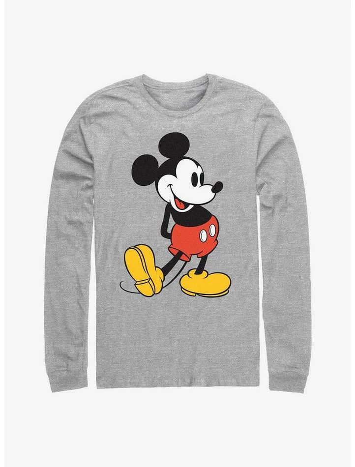 Outlet 😍 Disney Mickey Mouse Classic Mickey Long-Sleeve T-Shirt 🎉 1 Outlet 😍 Disney Mickey Mouse Classic Mickey Long-Sleeve T-Shirt 🎉