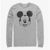 Best Sale ✔️ Disney Mickey Mouse Face Long-Sleeve T-Shirt ✔️