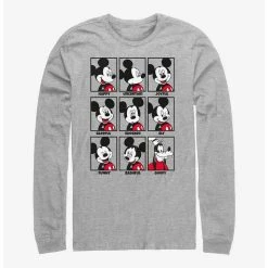 Cheapest 🌟 Disney Mickey Mouse Mood Long-Sleeve T-Shirt ⭐
