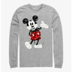 Best Sale 😍 Disney Mickey Mouse Poly Long-Sleeve T-Shirt ❤️