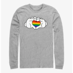 Coupon ✔️ Disney Mickey Mouse Rainbow Love Long-Sleeve T-Shirt 🧨