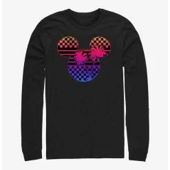 New ✨ Disney Mickey Mouse Roadster Palm Mickey Long-Sleeve T-Shirt 😉