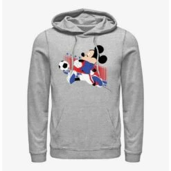Best Sale 🛒 Disney Mickey Mouse Usa Kick Hoodie 👏