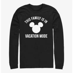 Cheapest ⭐ Disney Mickey Mouse Vacation Mode Long-Sleeve T-Shirt 🔥