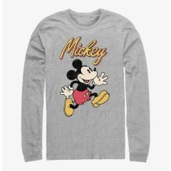 Buy 🔔 Disney Mickey Mouse Vintage Mickey Long-Sleeve T-Shirt ⭐
