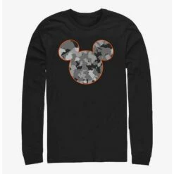Flash Sale 😉 Disney Mickey Mouses Camo Long-Sleeve T-Shirt ✔️