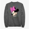 Brand new 💯 Disney Minnie Mouse Minnie Big Face Sweatshirt 👍