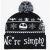 Coupon 😍 The Nightmare Before 😉 Christmas Meant To Be Pom Beanie ✔️