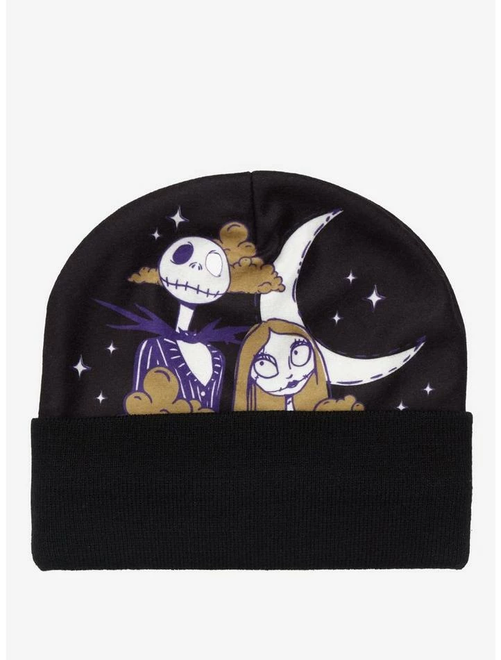 Outlet ⌛ The Nightmare Before ❄ Christmas Jack & Sally Moon Beanie ✔️ 1 Outlet ⌛ The Nightmare Before ❄ Christmas Jack & Sally Moon Beanie ✔️