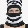 Cheapest ⭐ The Nightmare Before ❄ Christmas Jack Stripe Scarf & Beanie Set ✔️