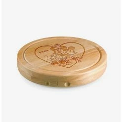 Buy 🔔 Disney Mickey and Minnie Mouse Heart Circo Cheese Cutting Board & Tools Set 👍 -Dressup Outfits Shop 18606520 av2