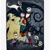 Cheap 😍 The Nightmare Before ❄ Christmas Group Graveyard Throw Blanket 👍