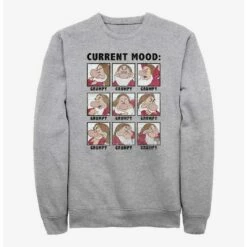Discount ✔️ Disney Snow White and the Seven Dwarfs Current Mood Grumpy Sweatshirt 🌟
