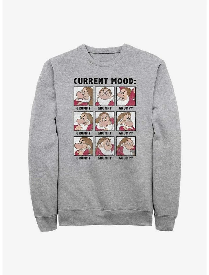 Discount ✔️ Disney Snow White and the Seven Dwarfs Current Mood Grumpy Sweatshirt 🌟 1 Discount ✔️ Disney Snow White and the Seven Dwarfs Current Mood Grumpy Sweatshirt 🌟
