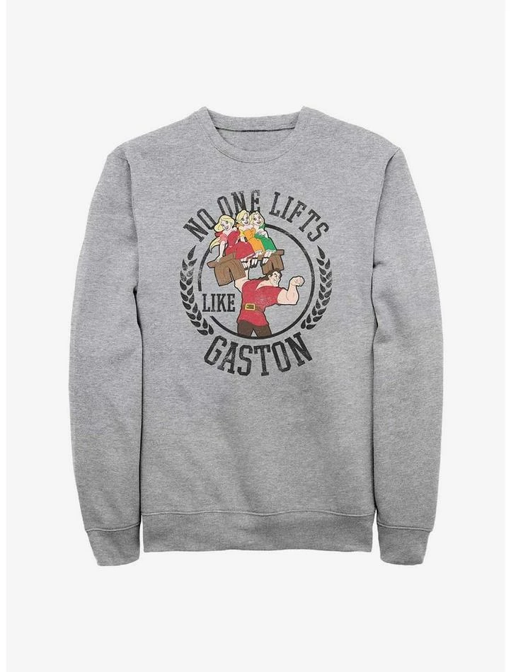 Promo 👍 Disney Beauty and the Beast Gaston Lift Sweatshirt 🤩 1 Promo 👍 Disney Beauty and the Beast Gaston Lift Sweatshirt 🤩