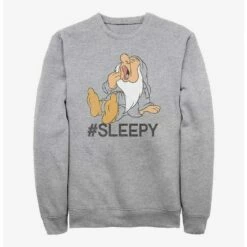 Deals 🤩 Disney Snow White and the Seven Dwarfs Hashtag Sleepy Sweatshirt 🤩