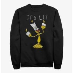 Best Sale ⭐ Disney Beauty and the Beast It's Lit Sweatshirt 👏