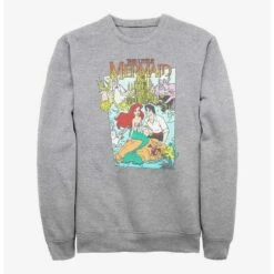Outlet 🌟 Disney The Little Mermaid Mermaid Cover Sweatshirt ✨