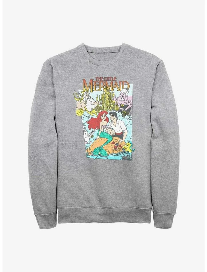 Outlet 🌟 Disney The Little Mermaid Mermaid Cover Sweatshirt ✨ 1 Outlet 🌟 Disney The Little Mermaid Mermaid Cover Sweatshirt ✨