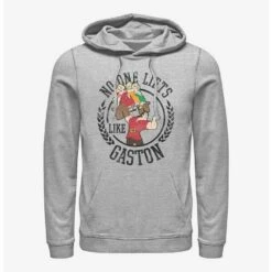 Best Sale ⌛ Disney Beauty and the Beast Gaston Lift Hoodie ✔️