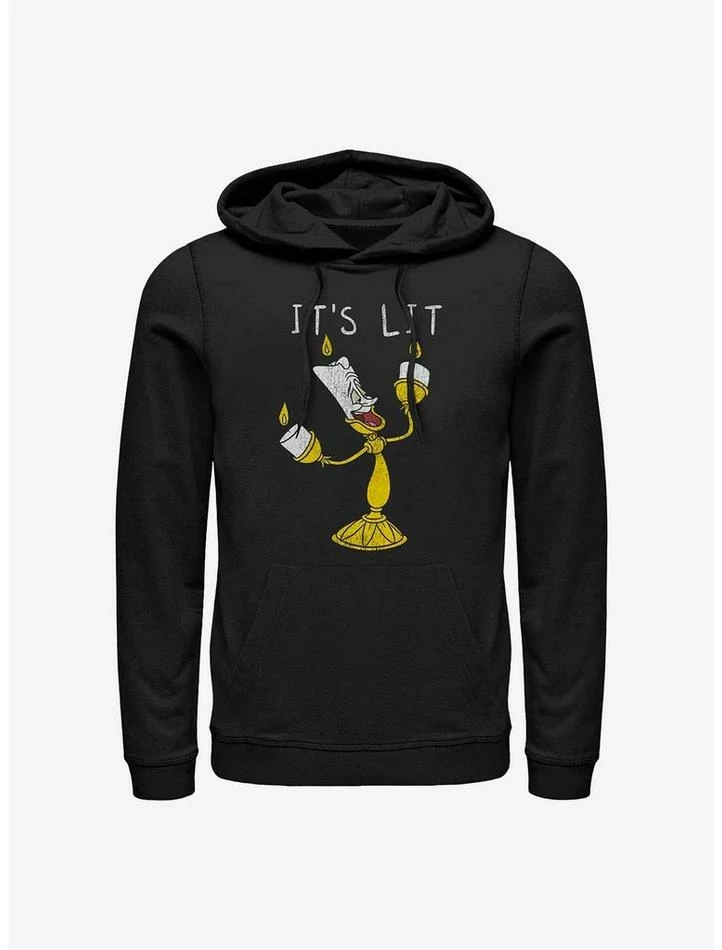 Wholesale 👍 Disney Beauty and the Beast It's Lit Hoodie ❤️ 1 Wholesale 👍 Disney Beauty and the Beast It's Lit Hoodie ❤️