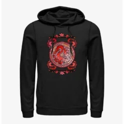 Best Pirce 🤩 Disney Mulan Mushu Stained Glass Hoodie 🥰