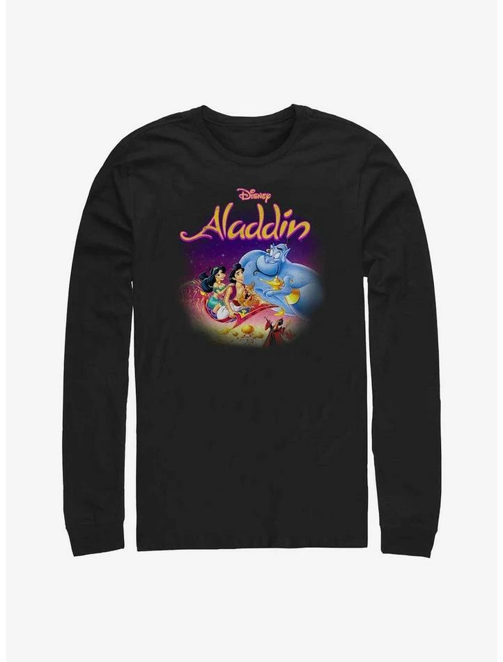 Outlet ๐งจ Disney Aladdin Aladdin VHS Distress Long-Sleeve T-Shirt ๐ฅ 1 Outlet ๐งจ Disney Aladdin Aladdin VHS Distress Long-Sleeve T-Shirt ๐ฅ