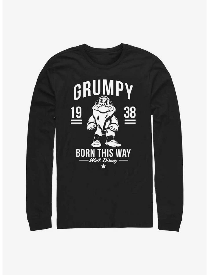 Cheapest ⭐ Disney Snow White and the Seven Dwarfs Always Grumpy Long-Sleeve T-Shirt ✨ 1 Cheapest ⭐ Disney Snow White and the Seven Dwarfs Always Grumpy Long-Sleeve T-Shirt ✨