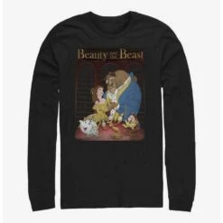 Best Pirce ⌛ Disney Beauty and the Beast Beauty Poster Long-Sleeve T-Shirt ✨