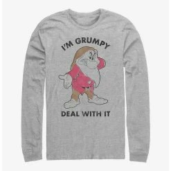 Brand new 👍 Disney Snow White and the Seven Dwarfs Deal With It Long-Sleeve T-Shirt ✨