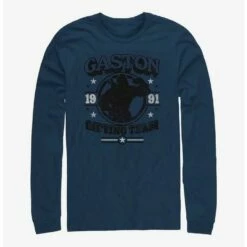 Cheap 👍 Disney Beauty and the Beast Gaston Gym Long-Sleeve T-Shirt 🔔