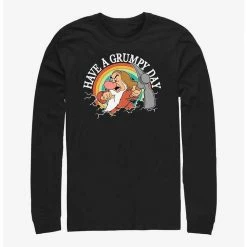 Hot Sale 👏 Disney Snow White and the Seven Dwarfs Grumpy Day Long-Sleeve T-Shirt 😀