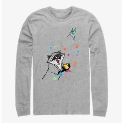 Promo ❤️ Disney Pocahontas Meeko and Flit Long-Sleeve T-Shirt 🎉