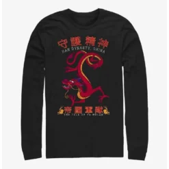 Best Pirce 🤩 Disney Mulan Mushu Dragon Long-Sleeve T-Shirt 🔔