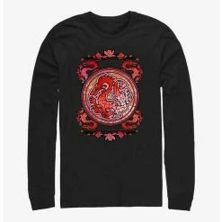Flash Sale 😉 Disney Mulan Mushu Stained Glass Long-Sleeve T-Shirt ❤️