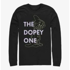 Best Pirce 👍 Disney Snow White and the Seven Dwarfs One Dopey Dwarf Long-Sleeve T-Shirt ✨