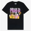 Outlet ✨ Disney The Proud Family Group Portrait Boyfriend Fit 💯 Girls T-Shirt ⭐